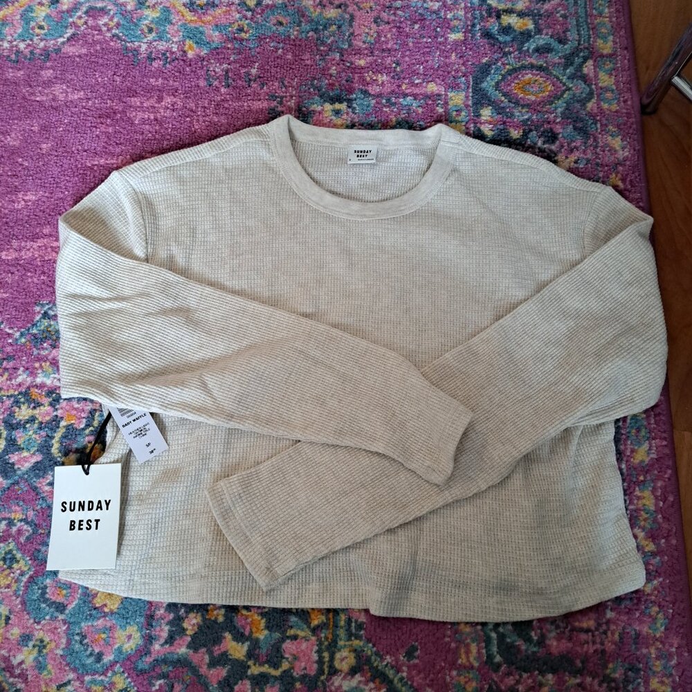 NWT Aritzia Sunday Best Baby Waffle Longsleeve